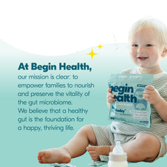 Begin Health BeginBaby easy mixing into formula or puree.