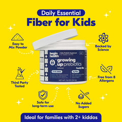 Begin Health chicory root fiber delivers 3 g per serving for regularity.