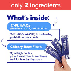 Begin Health Growing Up Prebiotics powder dissolves into yogurt or applesauce