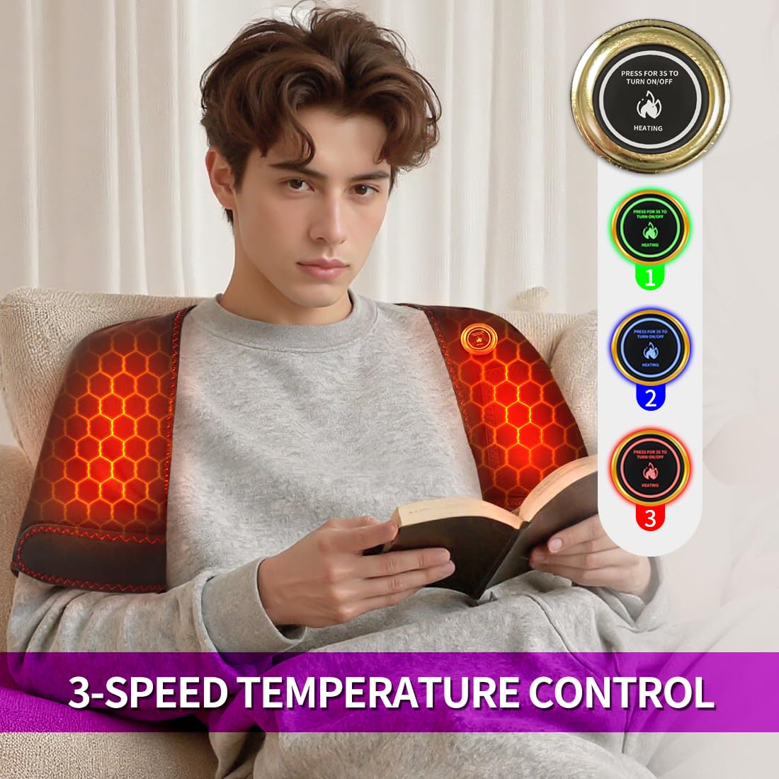 Beihaixiang control panel shows three temperature options for customizable comfort.