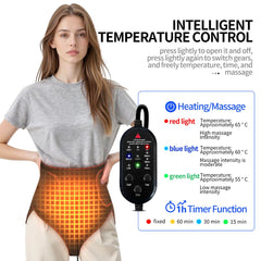 Beihaixiang heating pad control panel with LED indicators and heat modes.