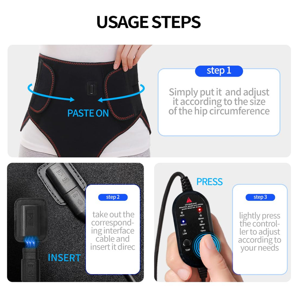 Beihaixiang cramps heating pad packaging is gift-ready.