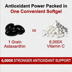 Morning routine with Belano's Astaxanthin softgels for everyday use.