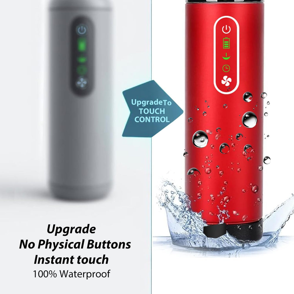 Belcore connects to large containers for ample water supply during cleansing.