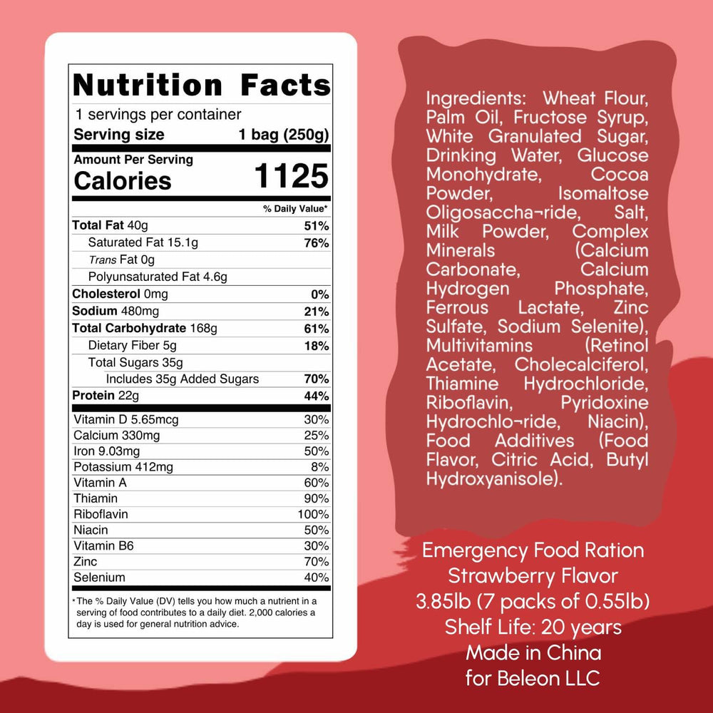 Beleon high-energy biscuits close-up for quick outdoor energy