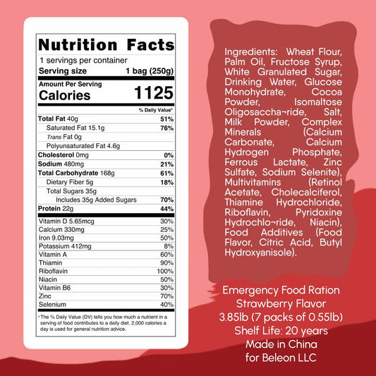Beleon high-energy biscuits close-up for quick outdoor energy