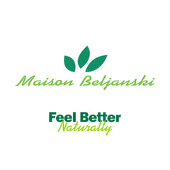 Brand logo visible, reflecting Beljanski commitment to wellness.