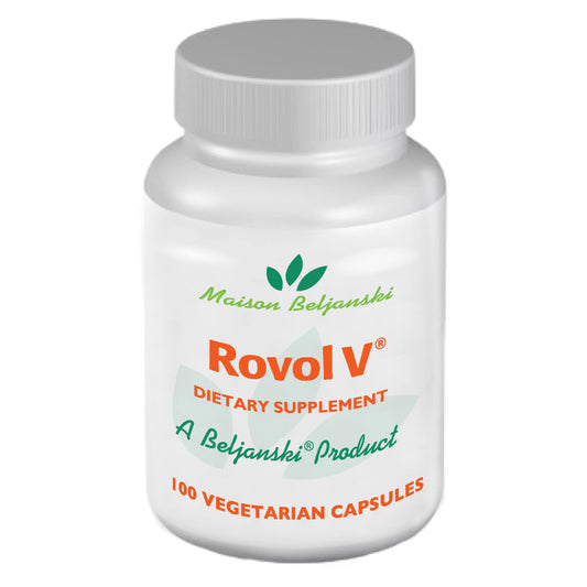 Beljanski Rovol V capsules, vegetarian daily wellness support.
