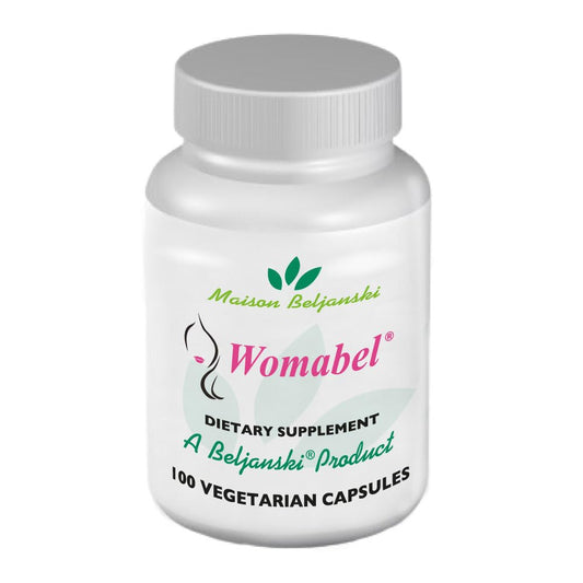 Beljanski Womabel bottle front view for daily vegetarian wellness