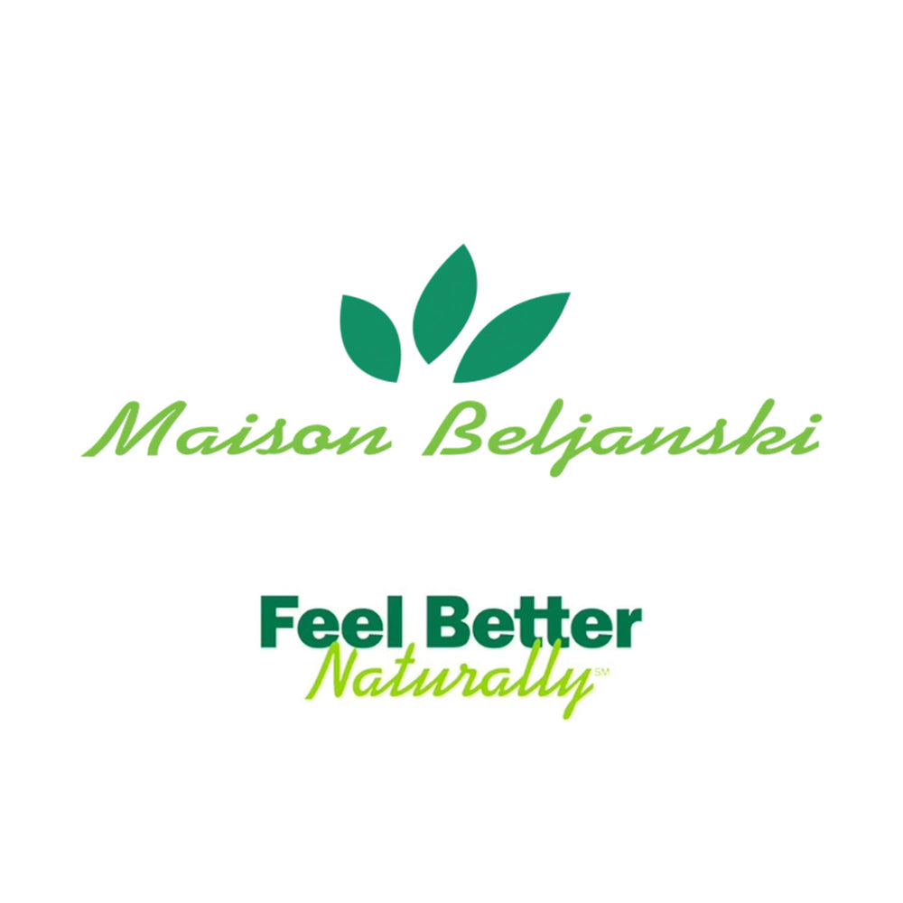 Beljanski Womabel capsules shown with natural herbs in the background