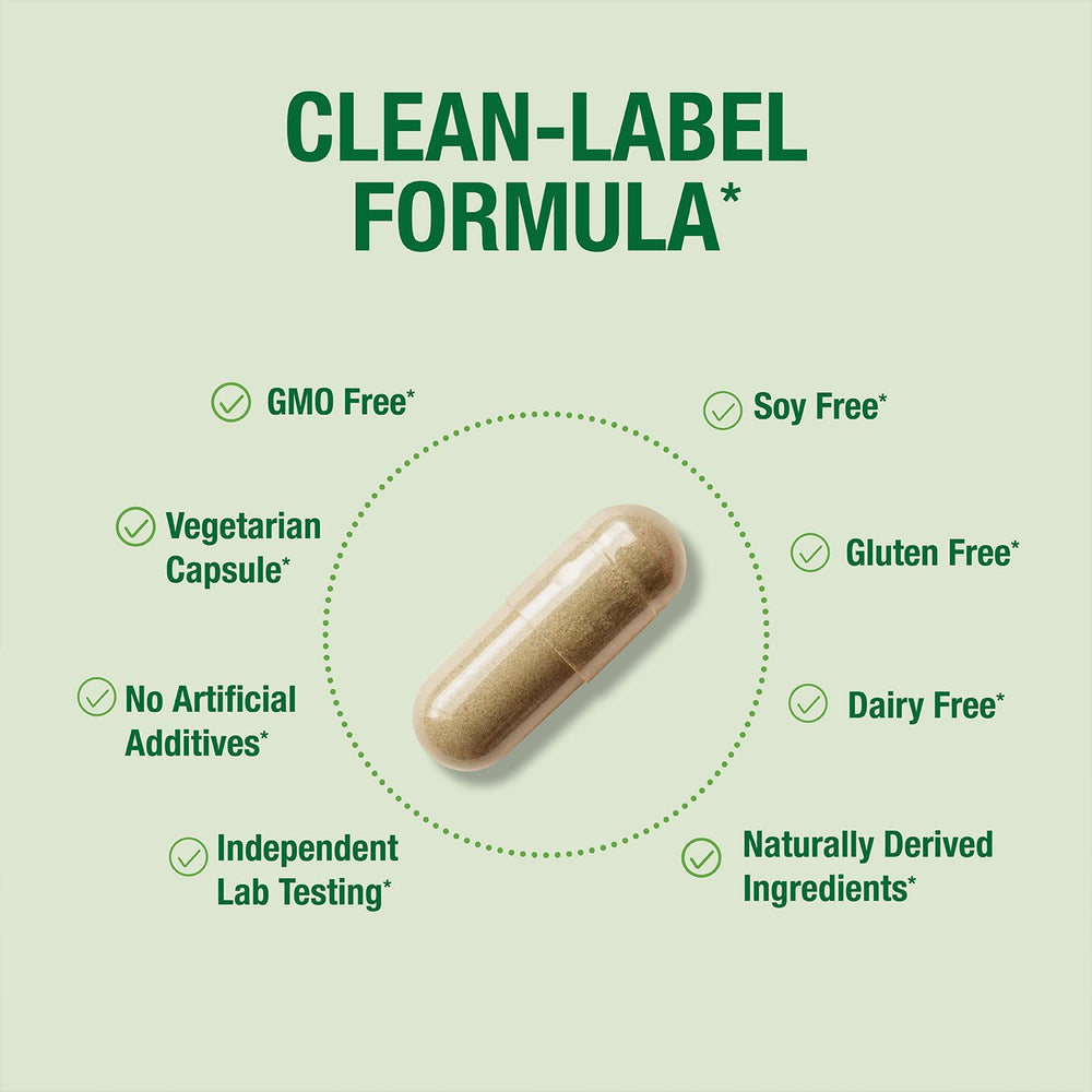 Bell 60-count vegan capsules packaging indicating non-GMO and vegetarian formula