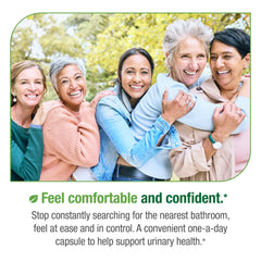Bell Bladder One on store display communicates accessible health support.