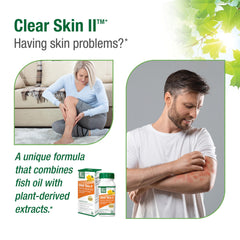 Bell Clear Skin II capsules close-up for convenient, natural skin nutrition.