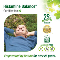 Bell Histamine Balance packaging showcases clean design and clear dosing.