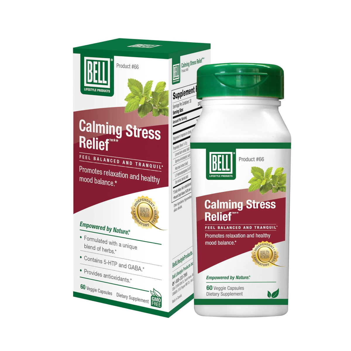 Bell Lifestyle calming bottle pour showcases easy on-the-go stress relief.