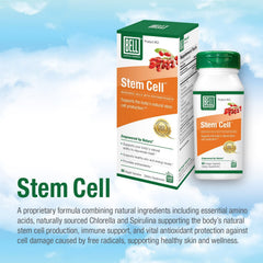 Bell Stem Cell Supplements on a clean setup suggests a convenient wellness routine.