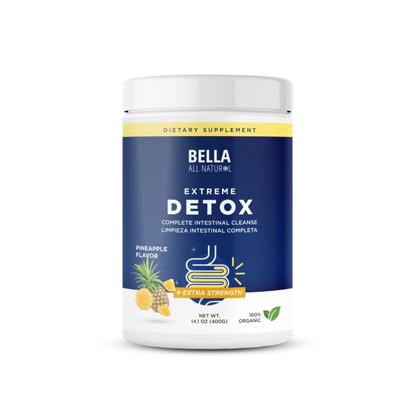 Bella All Natural Extreme Detox Pineapple Powder tub – convenient daily detox support