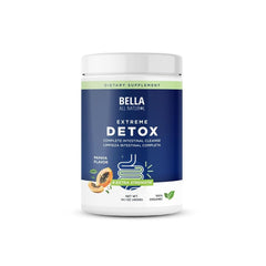 Bella All Natural Extreme Detox Papaya bottle ready for daily herbal cleansing.