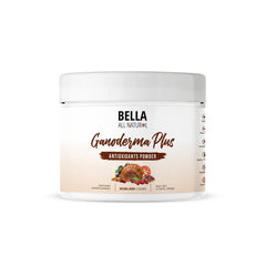 Bella All Natural Ganoderma bottle front for daily wellness and routine