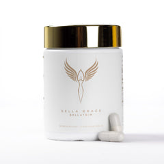 BellaTrim bottle from Bella Grace ready for weight support routine.