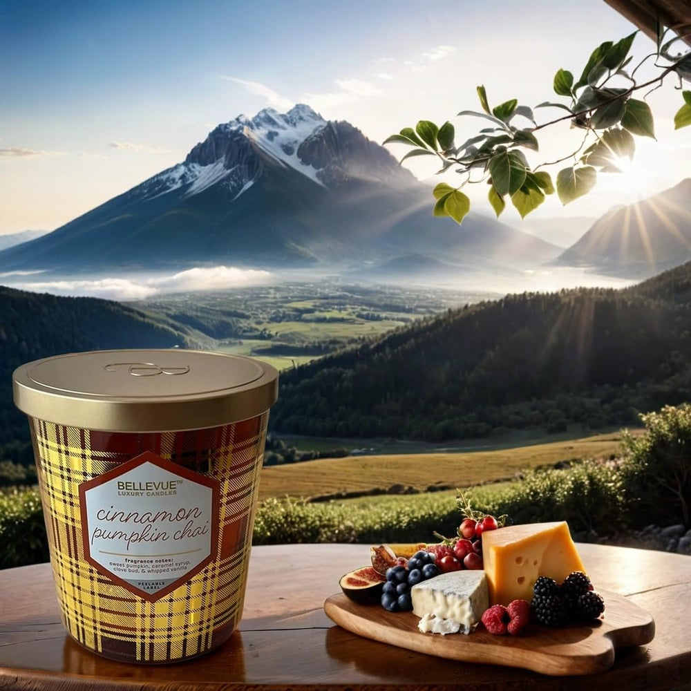 Bellevue Luxury Candle pack includes two complementary scents for room-wide fragrance