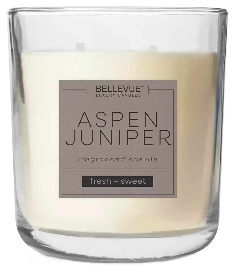 Seaside Moss fragrance close-up from Bellevue candle evokes coastal ambiance.