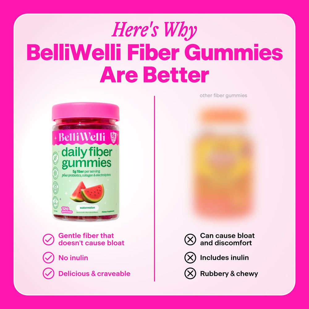 Belli Welli gummies on counter hint at easy daily routine.