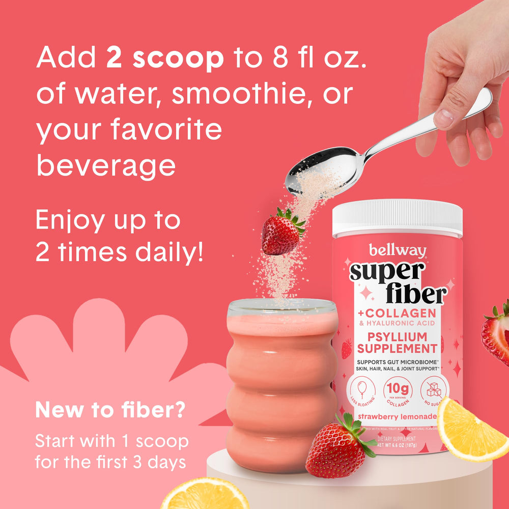 Bellway Super Fiber Powder flavor appearance with vibrant color and aroma.