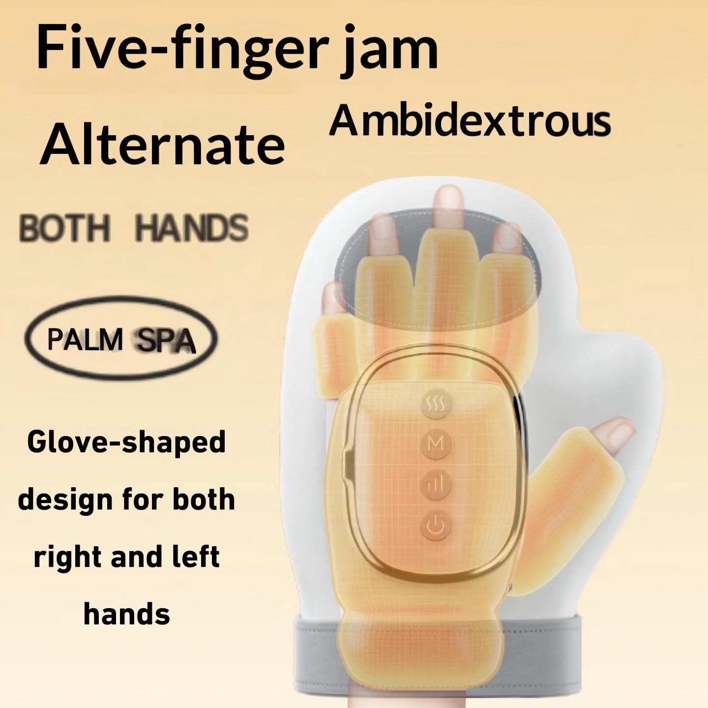 Belovedone 3D wave pressing envelops the hand for targeted pressure.
