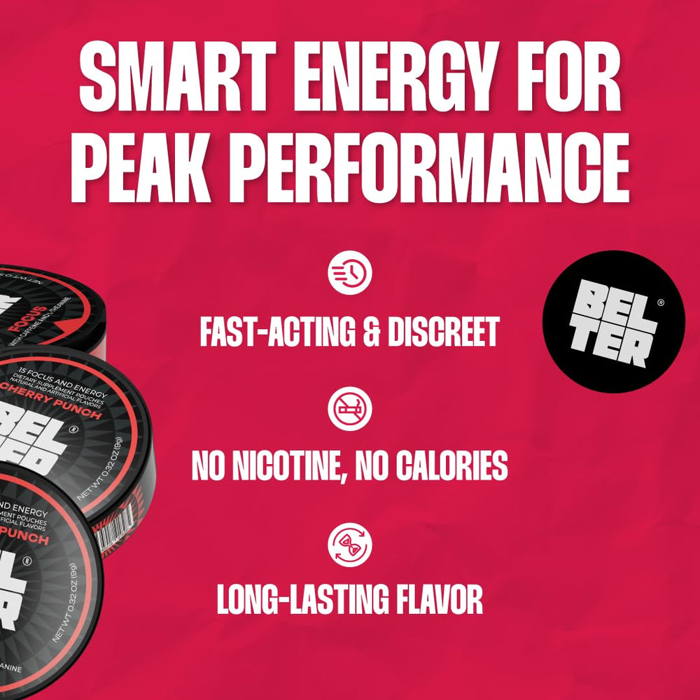 BELTER Focus Cherry Punch pouch in pocket enables quick lift between activities.