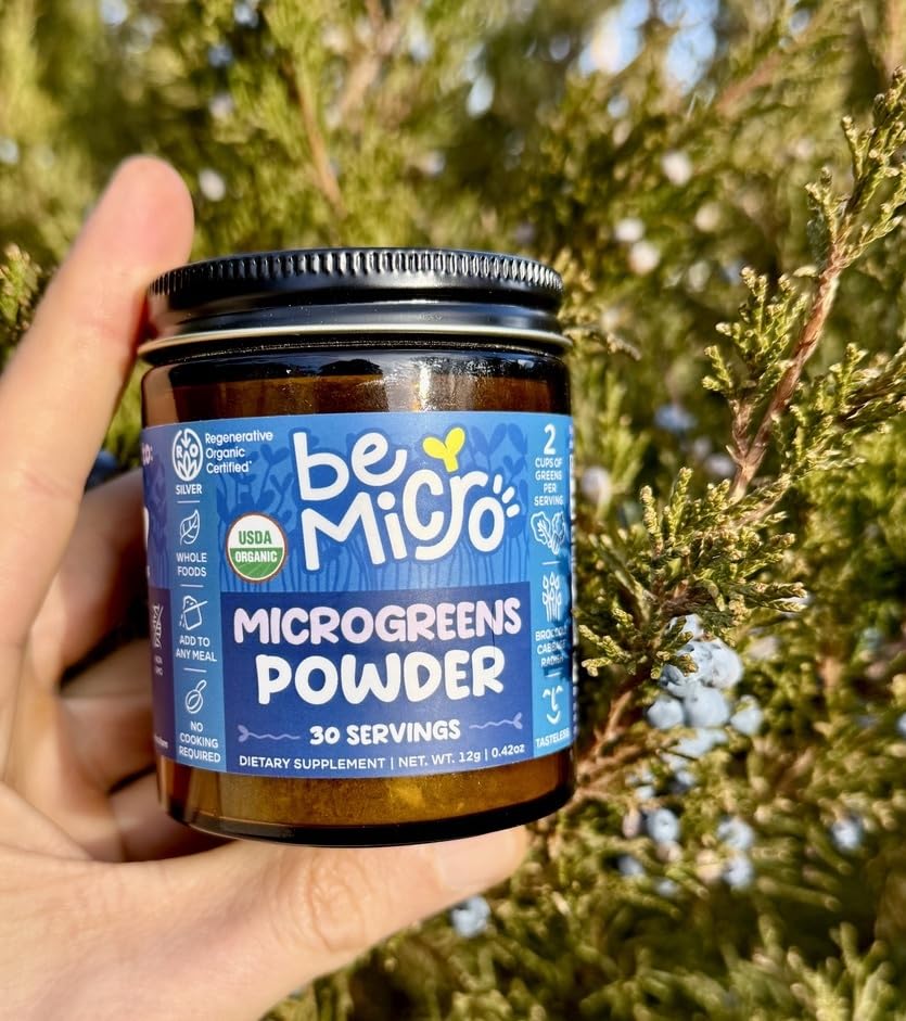 BeMicro US-grown, hand-blended powder from Boulder, CO, for freshness.