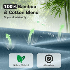 BeMyLady bamboo cotton memory foam fabric feels soft and breathable.