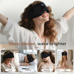 BeMyLady travel-friendly sleep mask headphones ideal for on-the-go use