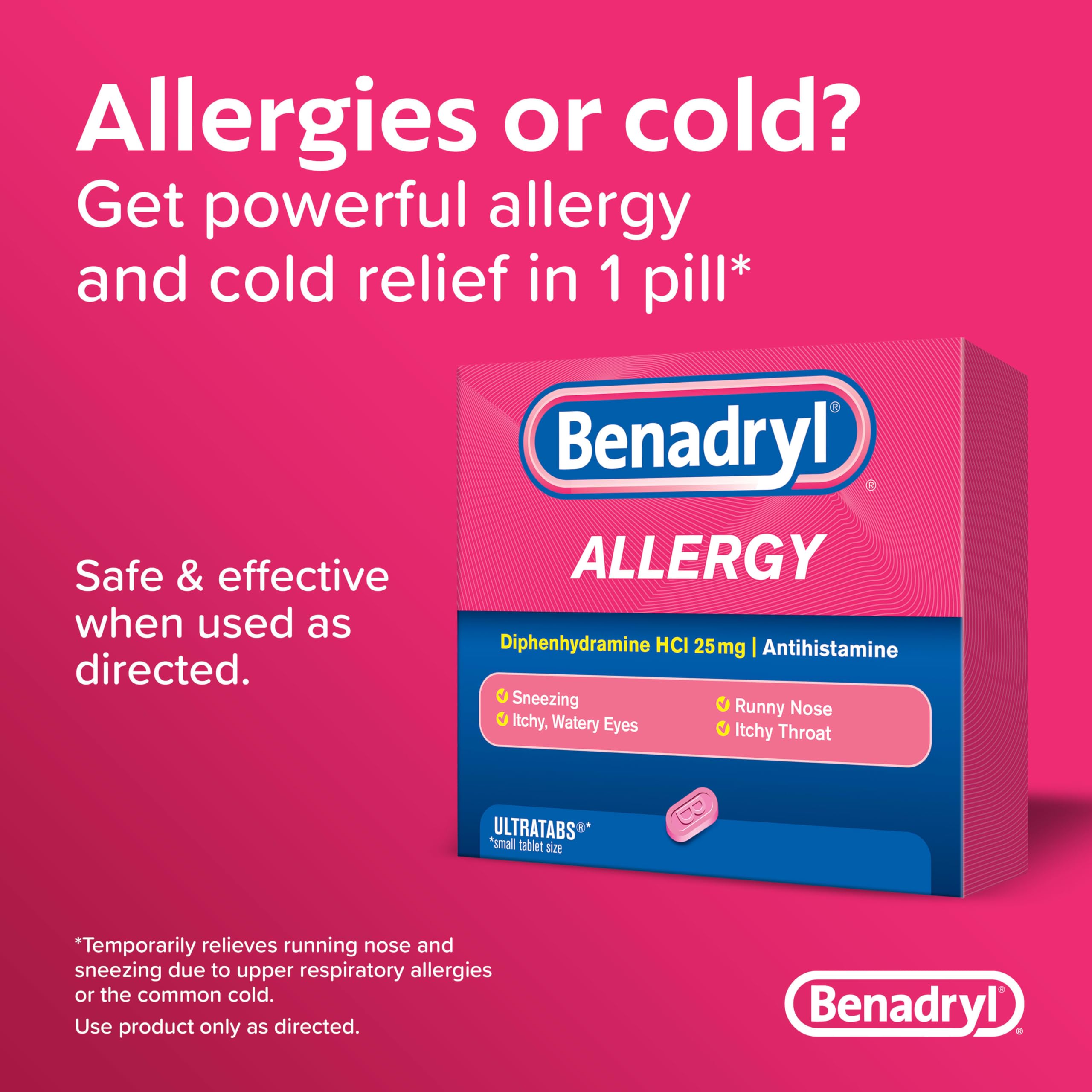 Each tablet contains 25 mg diphenhydramine HCl