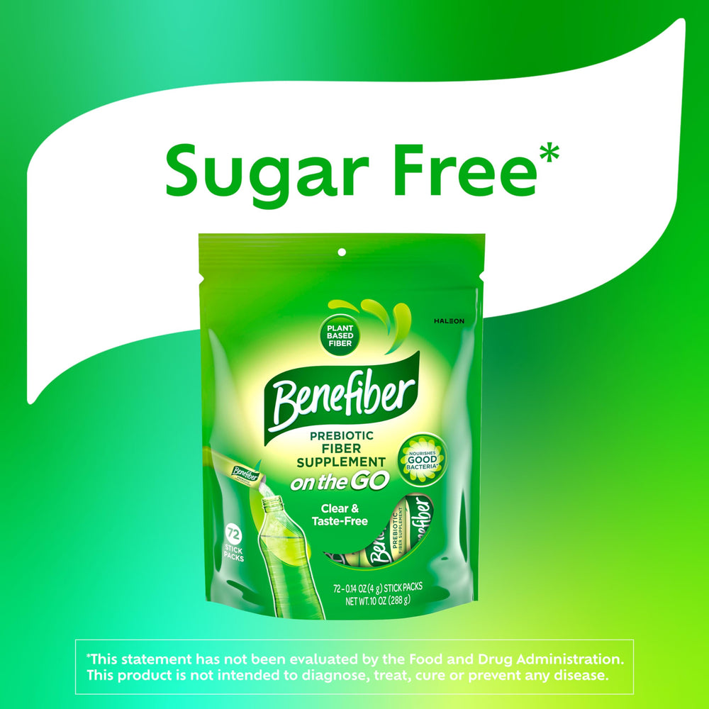 Benefiber daily fiber routine image promoting consistent use