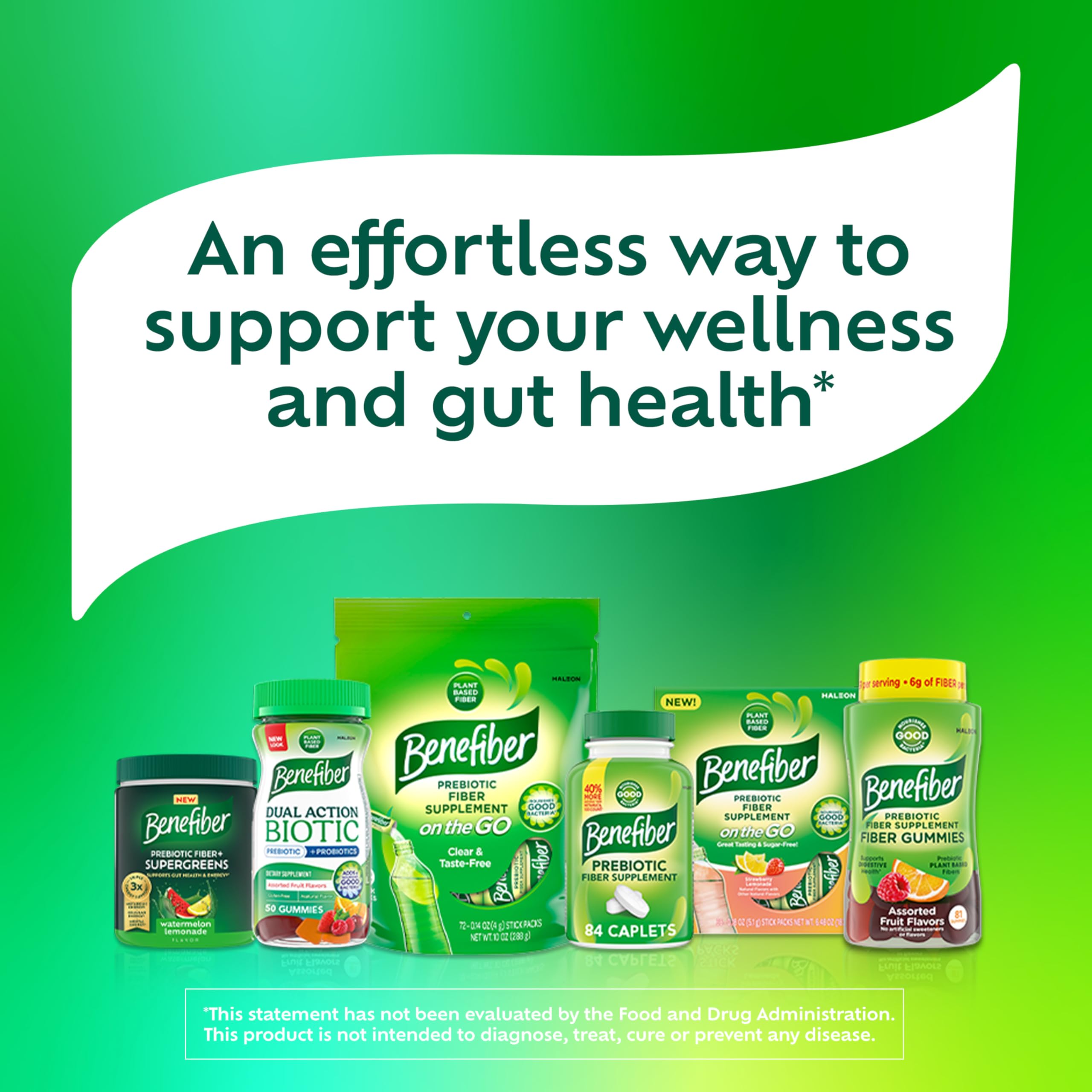 Benefiber gluten-free and sugar-free option for daily dietary fiber