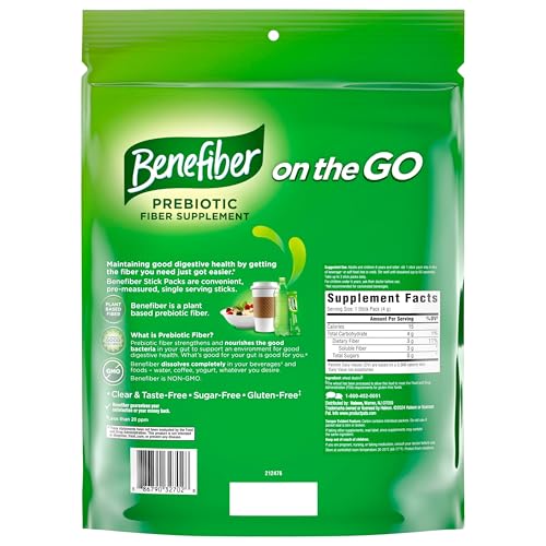 Benefiber compatible with non-carbonated beverages for quick daily use