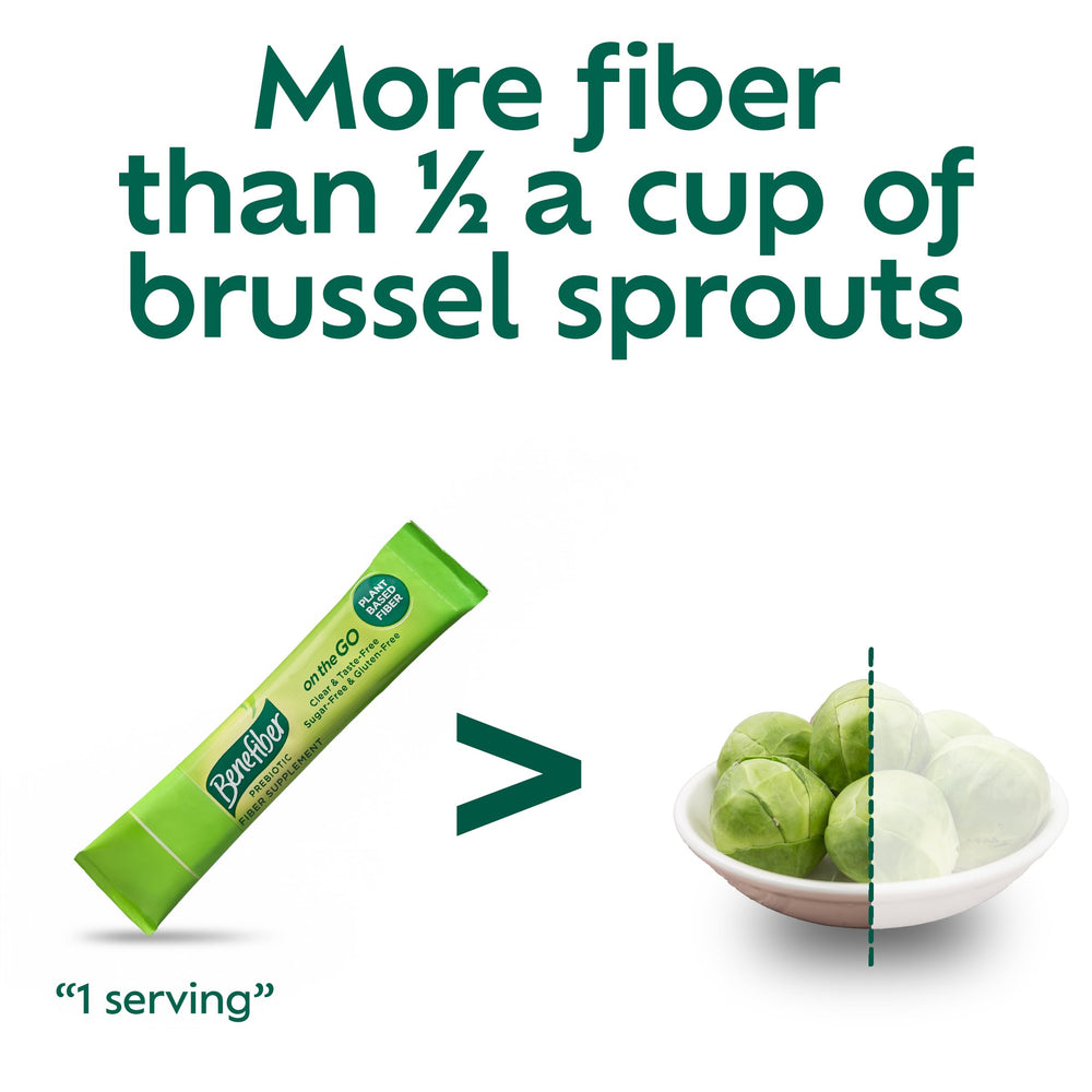 Benefiber On the Go dissolves in beverages without altering flavor
