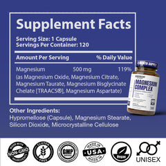 Benevolent Nourishment Magnesium Complex beside gym bag supporting muscle function.