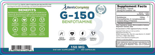 BenfoComplete benfotiamine capsules ready for everyday use