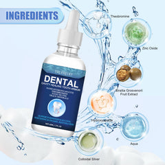 BENIX Tooth Armor dropper application demonstrates easy at-home use for enamel care.
