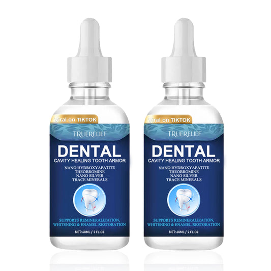 BENIX Cavity Healing Tooth Armor Liquid bottle front shows the enamel support formula for stronger enamel protection.
