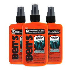 Ben's Adventure Formula pump bottle ready for outdoor tick and mosquito protection.