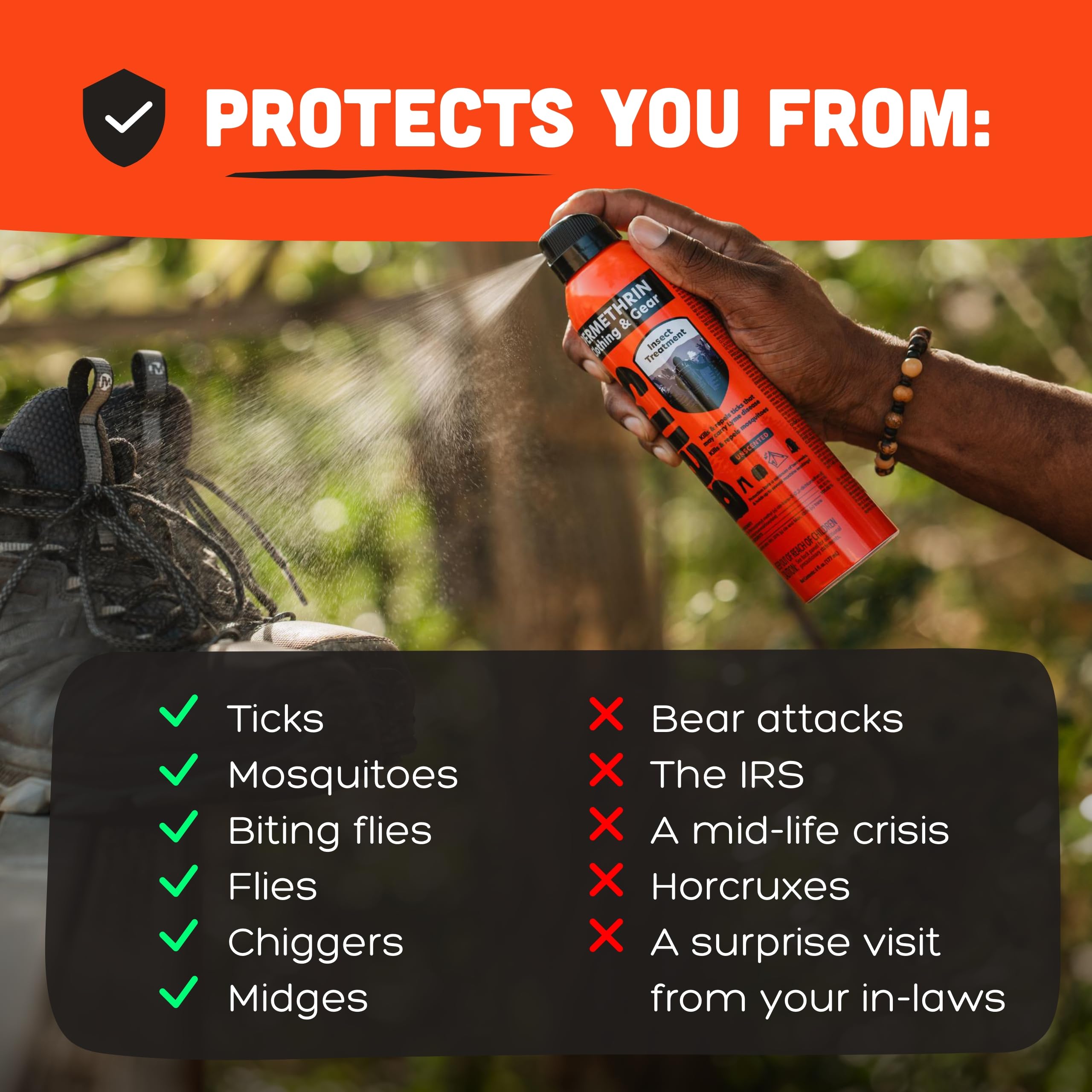 Ben's fabric protection lasts through washes and outdoor use.