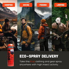 Ben's protective coverage creates a light, easy-to-handle spray.