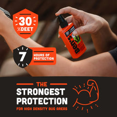 Ben's fragrance-free repellent suitable for sensitive noses during hikes.