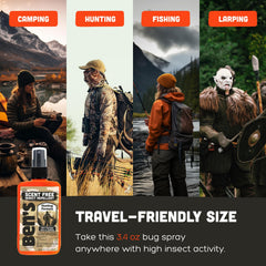 Ben's Hunting Formula gear-friendly scent-free formula safe on gear and apparel.