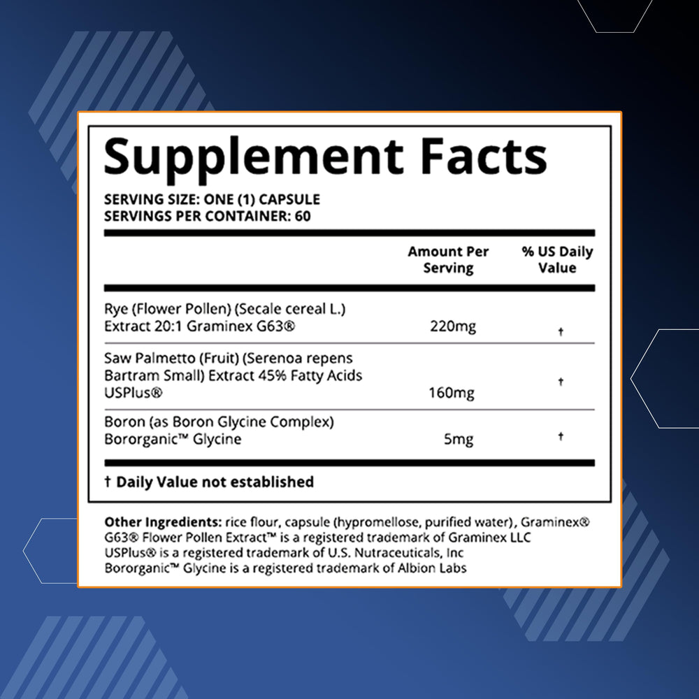 Ben's Natural Health Prostate Power USA-made label signals quality and trust
