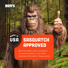 Ben's Tick and Insect Repellent Bandana on backpack during trail.