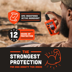 Ben's Tick Repellent used on gear to create a barrier while hiking